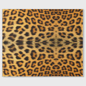 Cadeau Papier à enveloppement léopard (Plat)