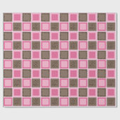 Cadeau Papier à enveloppement léopard et rose (Plat)