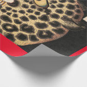 Cadeau Papier à enveloppement LEOPARD JAPONAIS (Coin)