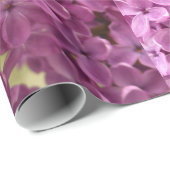 Cadeau Papier à enveloppement Lilac Fleurs (Coin rond)