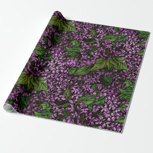 Cadeau Papier à enveloppement Lilac Fleurs