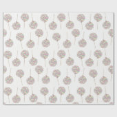 Cadeau Papier à enveloppement Lollipop rose (Plat)