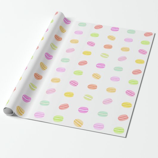 Cadeau Papier à enveloppement Macaron (Déroulé)