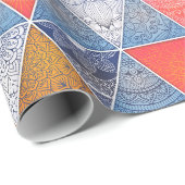 Cadeau Papier à enveloppement Mandala (Coin rond)