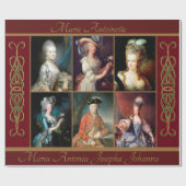 Cadeau Papier à enveloppement Marie Antoinette (Plat)