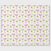 Cadeau Papier à enveloppement martiniquais et olives (Plat)