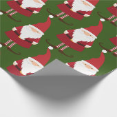 Cadeau Papier à enveloppement Motif Gnome Noël mignon (Coin)