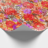 Cadeau Papier à enveloppement Motif Protea (Coin)