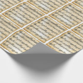 Cadeau Papier à enveloppement musicien (Coin)