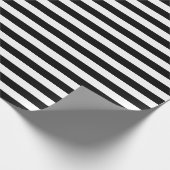 Cadeau Papier à enveloppement noir et blanc (Coin)