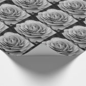 Cadeau Papier à enveloppement noir et blanc (Coin)