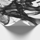 Cadeau Papier à enveloppement noir et blanc pour fumée (Coin)