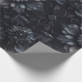 Cadeau Papier à enveloppement noir gothique foncé (Coin)