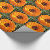 Cadeau Papier à enveloppement orange (Coin)
