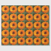 Cadeau Papier à enveloppement orange (Plat)