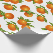 Cadeau Papier à enveloppement orange (Coin)