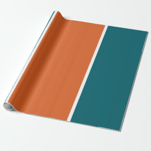 Cadeau Papier à enveloppement orange aquatique