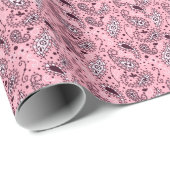 Cadeau Papier à enveloppement Paisley (Coin rond)