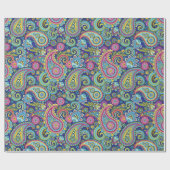 Cadeau Papier à enveloppement Paisley (Plat)