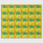 Cadeau Papier à enveloppement Palm Tree (Plat)