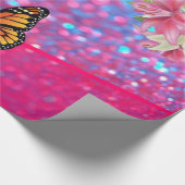 Cadeau Papier à enveloppement papillon (Coin)