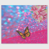 Cadeau Papier à enveloppement papillon (Plat)
