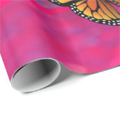 Cadeau Papier à enveloppement papillon (Coin rond)