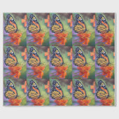 Cadeau Papier à enveloppement papillon (Plat)