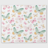 Cadeau Papier à enveloppement papillon (Plat)