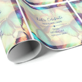 Cadeau Papier à enveloppement papillon (Coin rond)