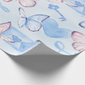 Cadeau Papier à enveloppement papillon (Coin)