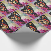 Cadeau Papier à enveloppement papillon monarque (Coin)
