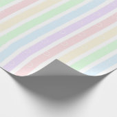 Cadeau Papier à enveloppement pastel arc-en-ciel (Coin)