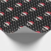Cadeau Papier à enveloppement Père Noël crâne (Coin)