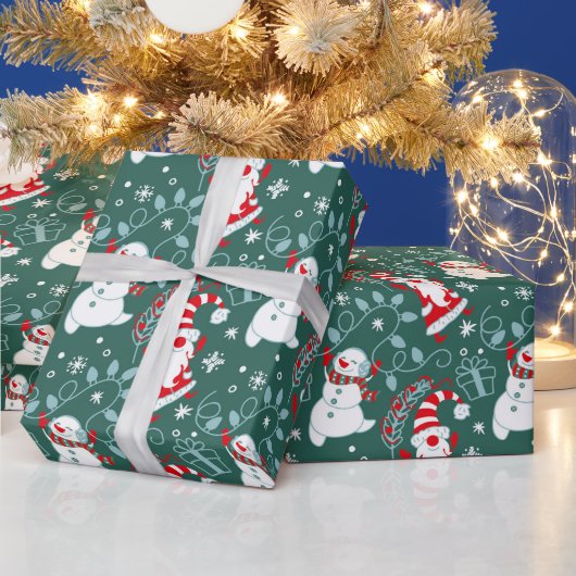 Cadeau Papier à enveloppement Père Noël de Noël (Vacances)