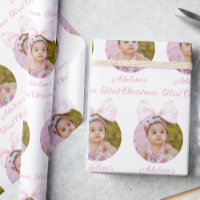 Papier à enveloppement photo pour bébé garçon rose