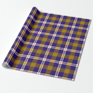 Cadeau Papier à enveloppement Plaid Baltimore Football