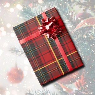 Cadeau Papier à enveloppement Plaid Traditionnel