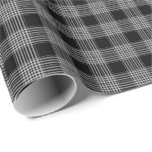 Cadeau Papier à enveloppement plaqué noir (Coin rond)