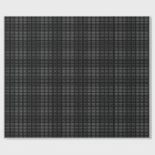 Cadeau Papier à enveloppement plaqué noir (Plat)