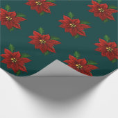 Cadeau Papier à enveloppement Poinsettia (Coin)