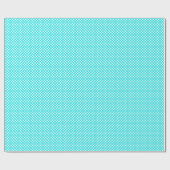 Cadeau Papier à enveloppement Pois turquoise (Plat)