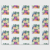 Cadeau Papier à enveloppement polycromatique (Plat)