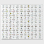 Cadeau Papier à enveloppement pour bébé (Plat)