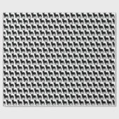 Cadeau Papier à enveloppement pour chien de taureau franç (Plat)