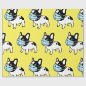 Cadeau Papier à enveloppement pour CHIENS À BULL (Plat)