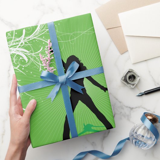 Cadeau Papier à enveloppement pour danse féminine