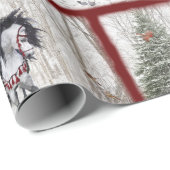 Cadeau Papier à enveloppement pour Noël (Coin rond)