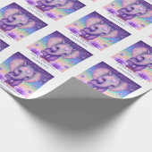 Cadeau Papier à enveloppement PURPLE Eléphant mou (Coin)