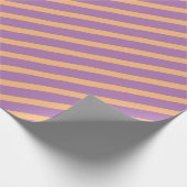 Cadeau Papier à enveloppement rayé coloré (Coin)